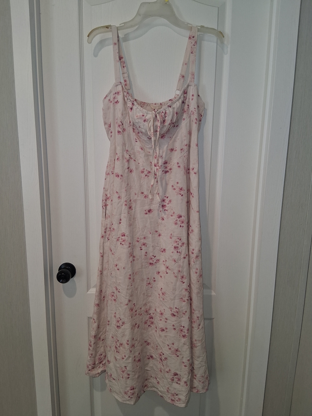 Sim & Sam Women's L Pink/White Floral  Squa
